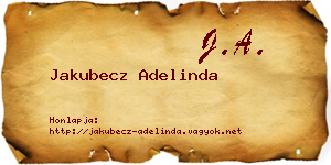 Jakubecz Adelinda névjegykártya